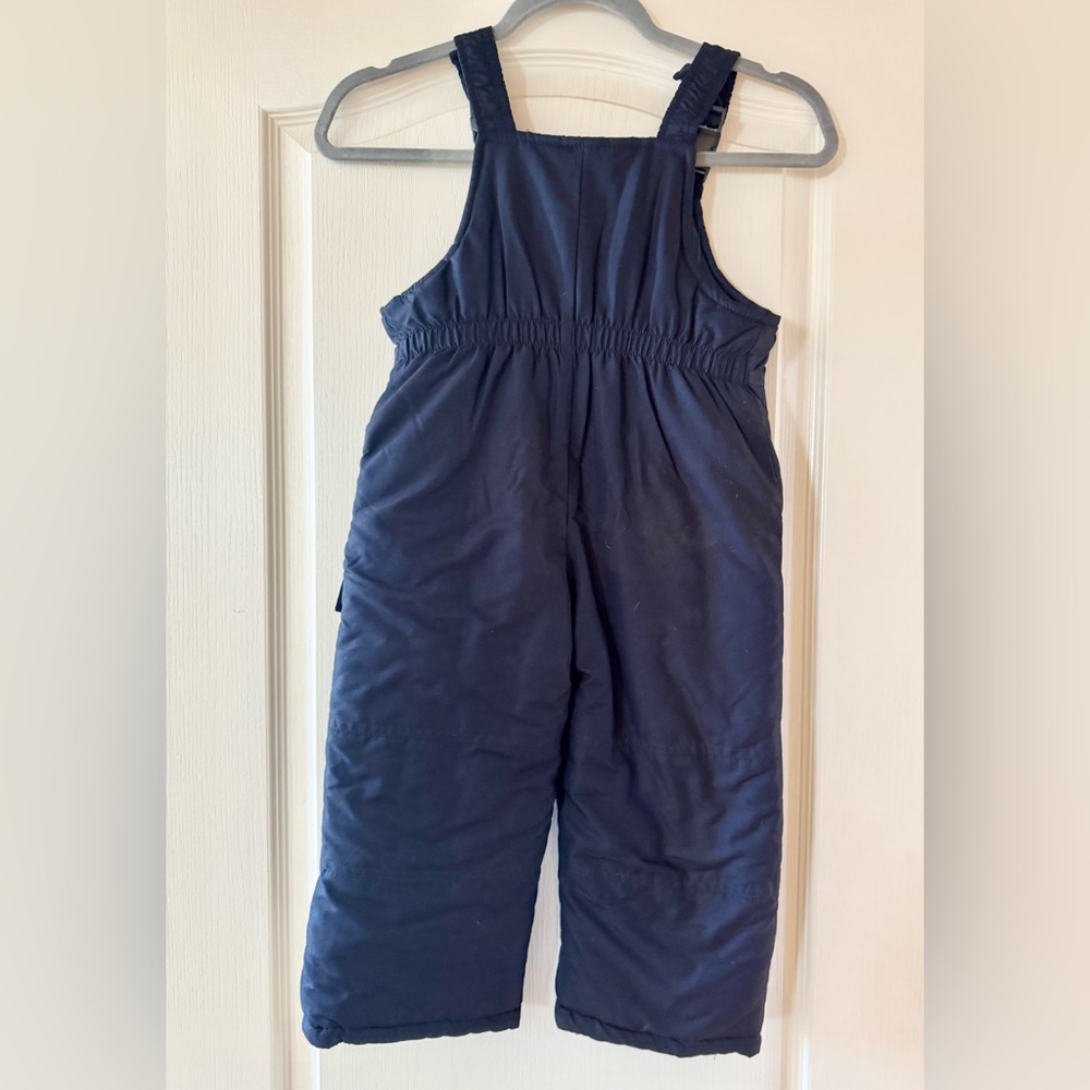 London Fog Dark Blue Kids Snow Bib